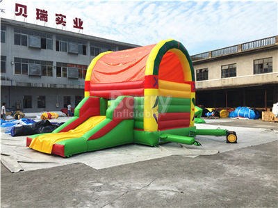 Small Inflatable Bouncer And Slide Combo Inflatable Jumping Castle Combo BY-IC-044